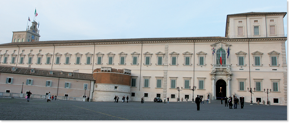 Palazzo del Quirinale – Rim; Predsjednička palača REI 60 i EI 120